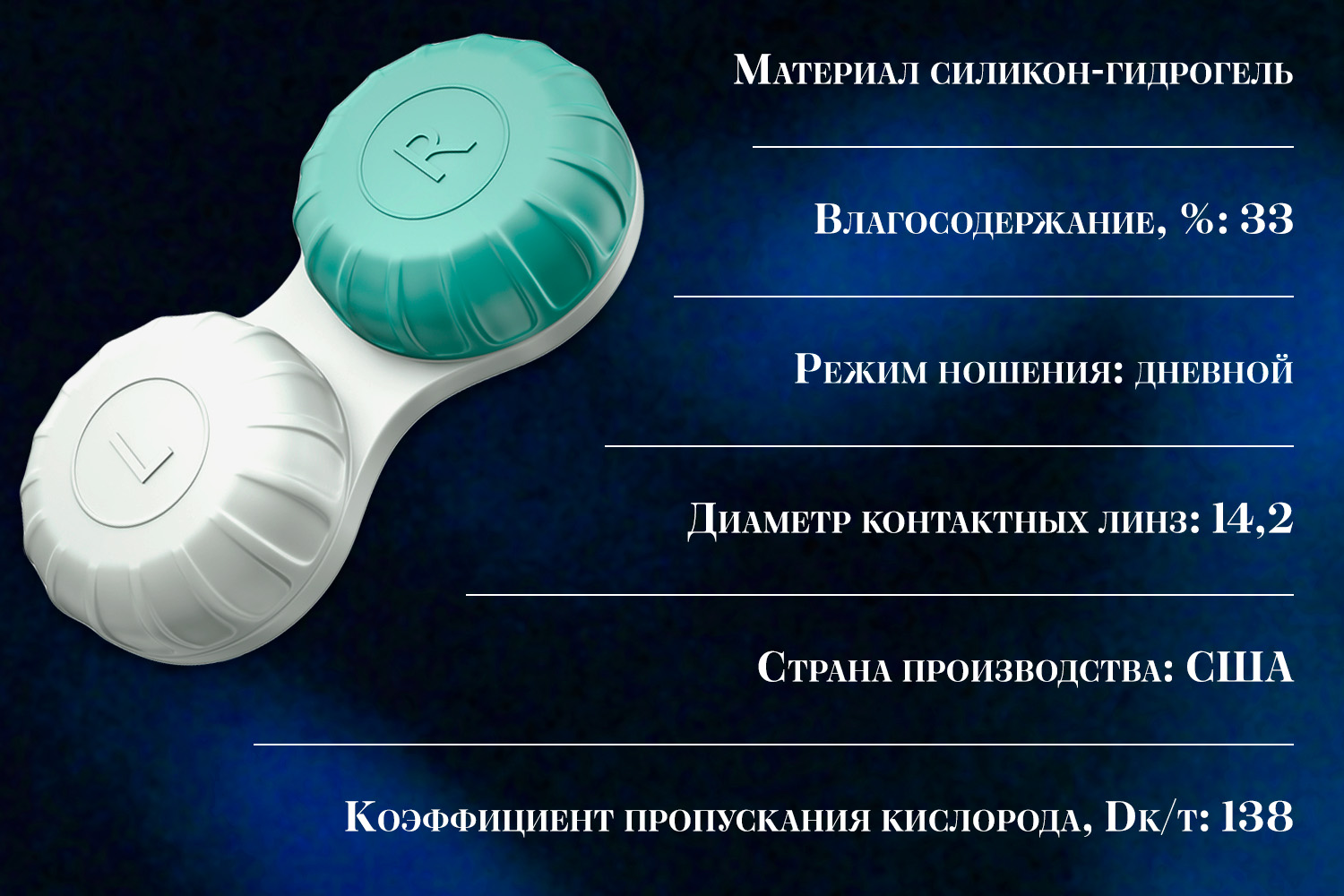 Контактные линзы Air Optix Colors 2pk