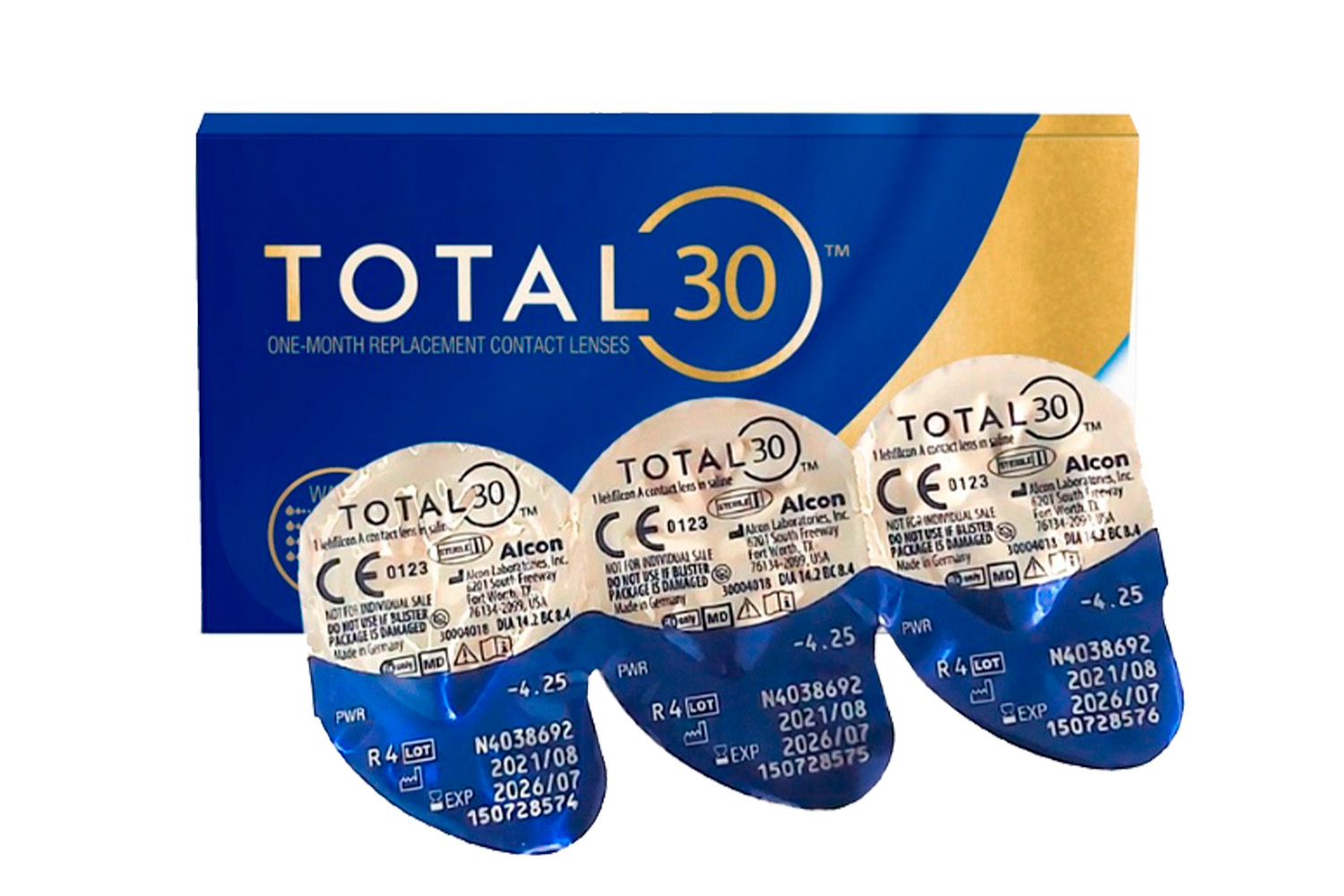Контактные линзы Total 30 3pk