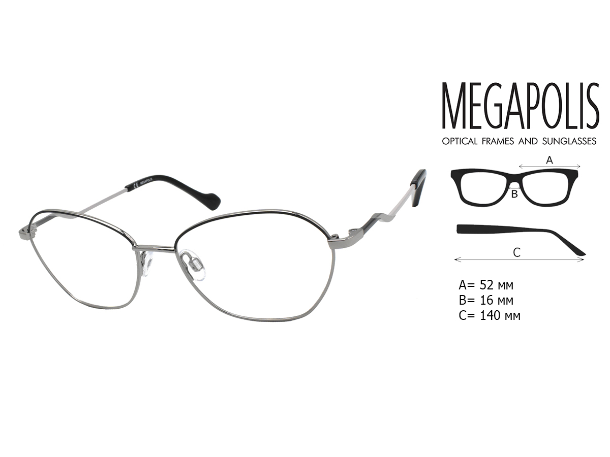 Оправа для очков Megapolis 2364 BLACK