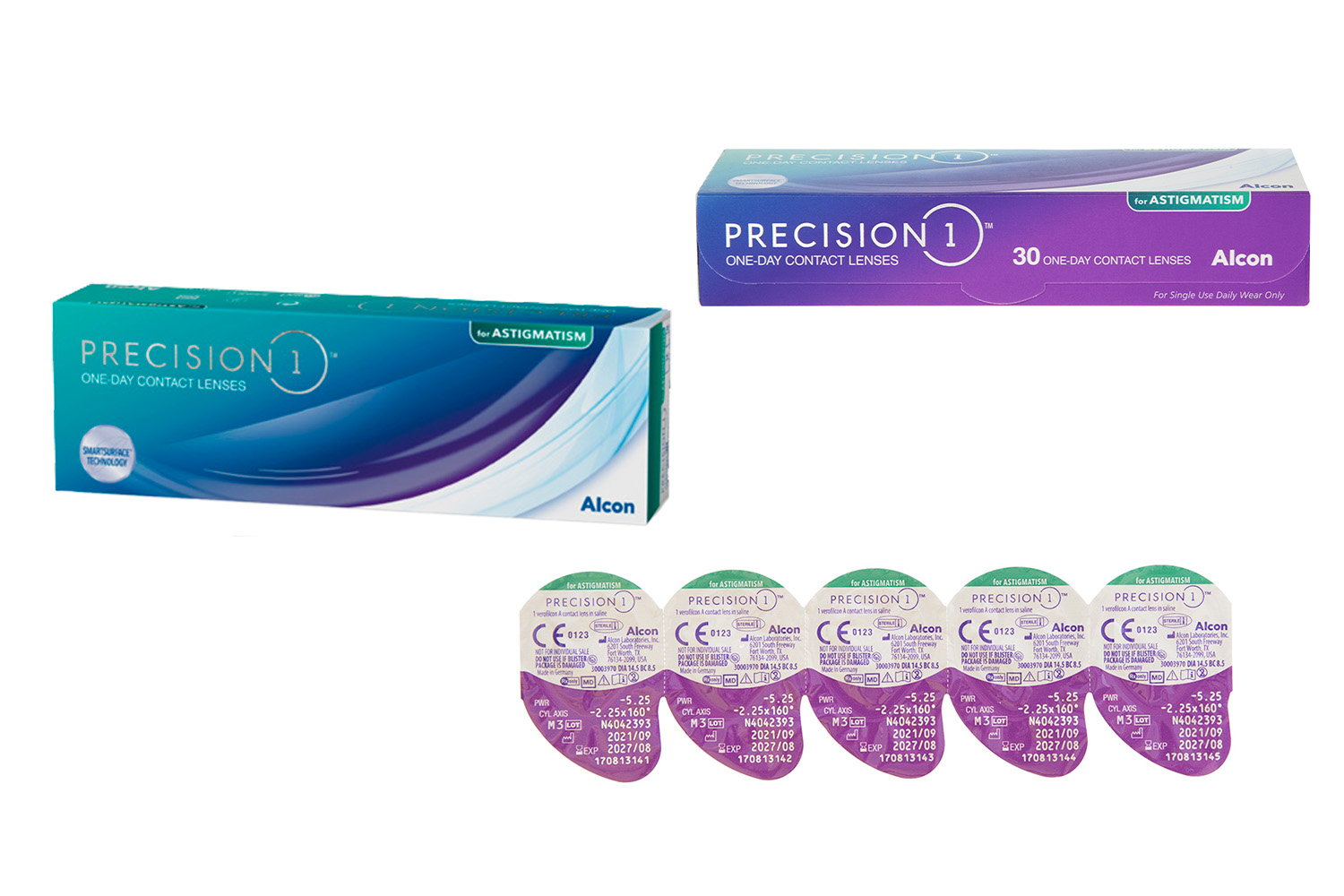 Контактные линзы Precision1 Toric (minus) 30pk