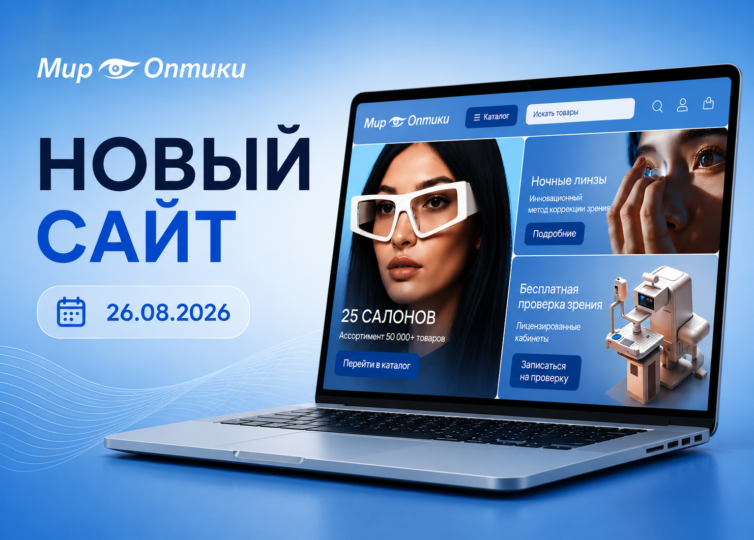 «Мир Оптики» запустила новый сайт